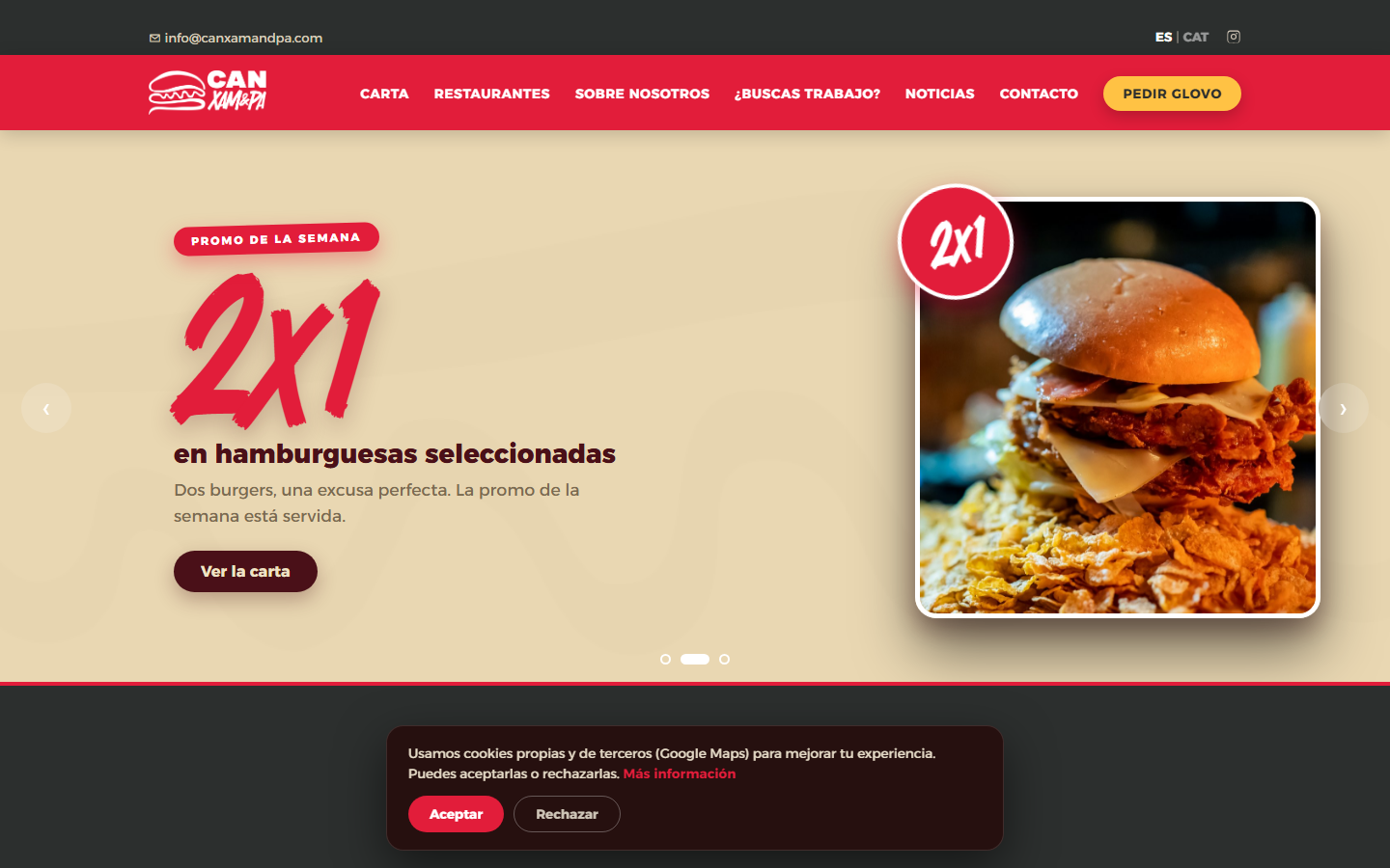 Web de Can Xam&Pa