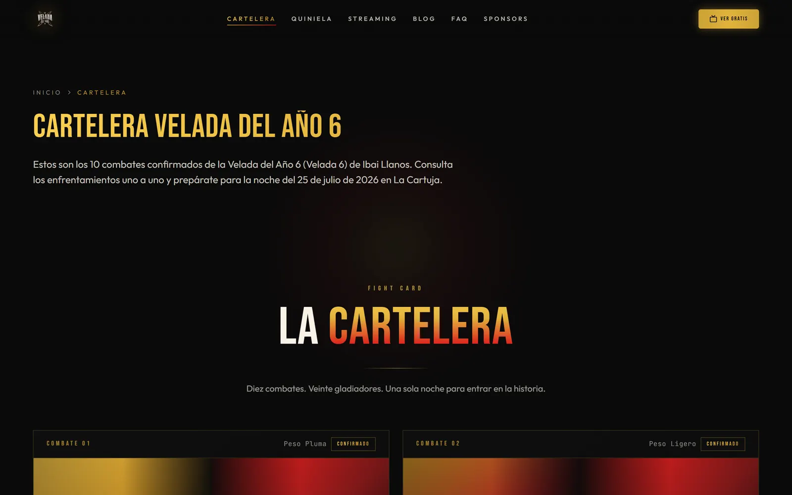 Cartelera de velada6.com