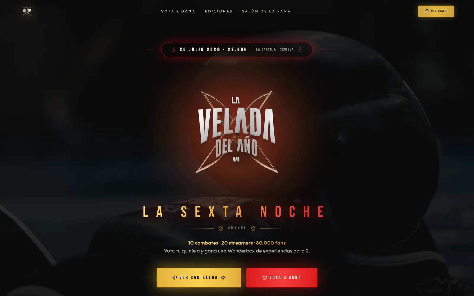 Web velada6.com creada por Surper